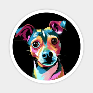 Rat Terrier Pop Art - Dog Lover Gifts Magnet